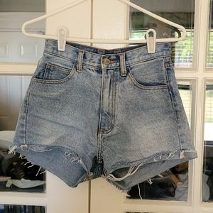 Brandy Melville high waisted denim shorts